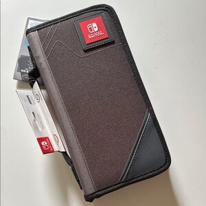 Nintendo Black and Gray Switch Case